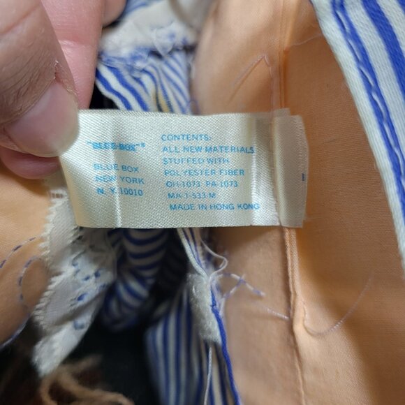 Vintage 1983 Sears Blue Box Flower Pets Raccoon Doll Plush in Original Outfit - Picture 8 of 11